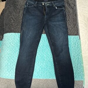 MOTHER Stunner Ankle Step Fray, Disco Dolls, Size 31